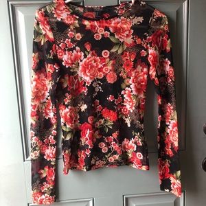 Forever 21 sheer long sleeve